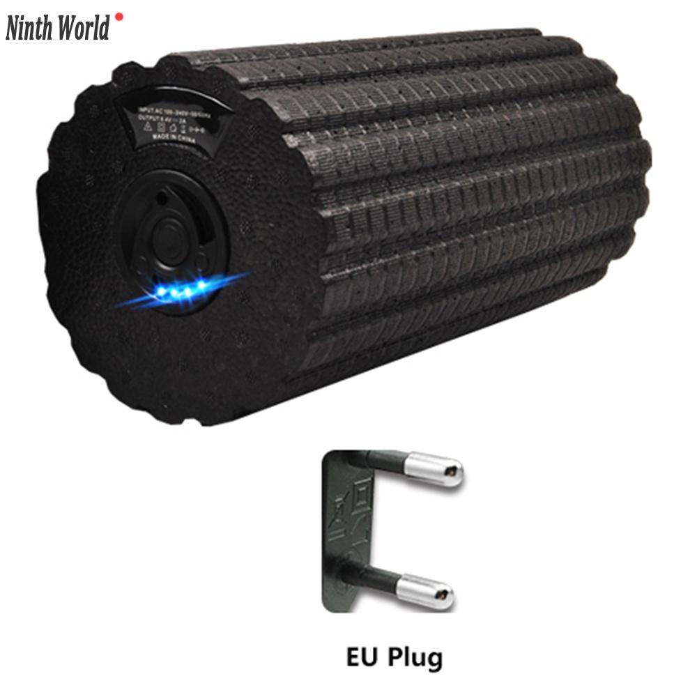 4 tốc độ rung điện yoga massage bọt massage sạc con lăn LEAR TUYỆT VỜI ĐIỀU CHỈ Color: pink eu plug