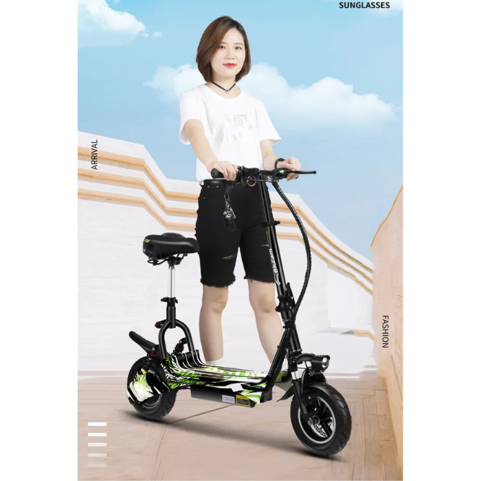 Xe Điện Mini Gấp Gọn scooter cho trẻ em học sinh cấp 2 chiều cao có thể điều chỉnh được phù hợp từ 5 tuổi trở lên, Pin litium panasonic 36V 10Ah xe chay tối đa 30-35km/h quãng đường đi được 20-25km/lầm sạc