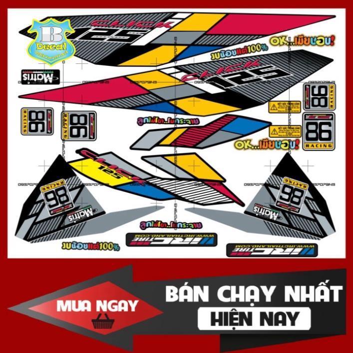 Tem rời dành cho Click 125 2017 đen