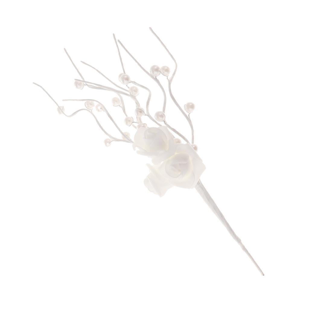 2-3pack Wedding Cake Topper Insert Rose Pearl Tree Birthday Cake Topper Decor