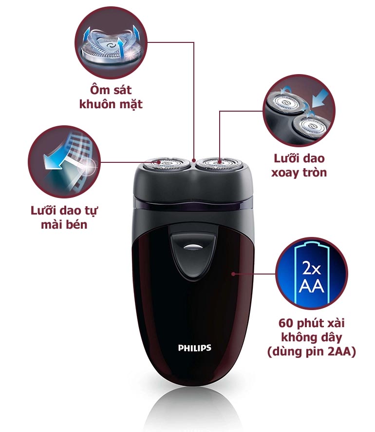 Máy Cạo Đa Năng Philips PQ206 - Hàng Nhập Khẩu