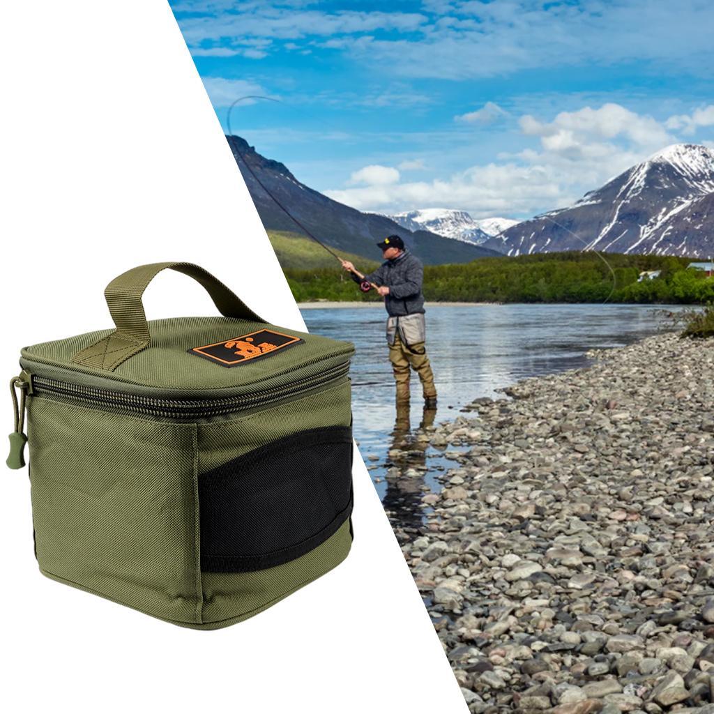 Durable Carp Fishing Reel Storage Bag Fishing Hook Gear Tackle Bag Carrier