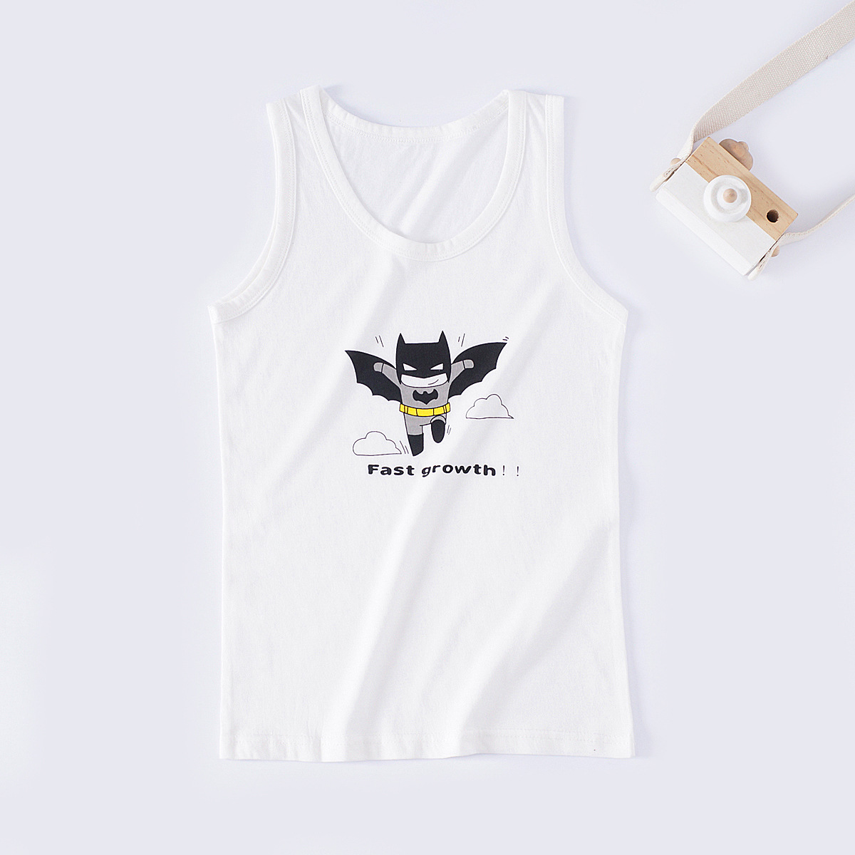 Áo ba lỗ bé trai áo ba lỗ cho bé in hình ngộ nghĩnh chất cotton