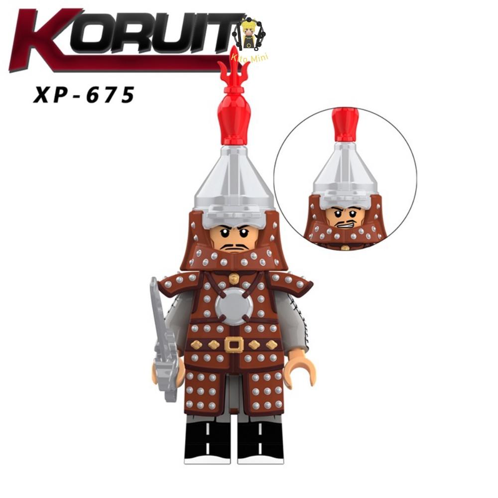Đồ Chơi Lắp Ráp Xếp Hình Minifigures Lính Nhà Thanh Trang Bị Giáp KT1091