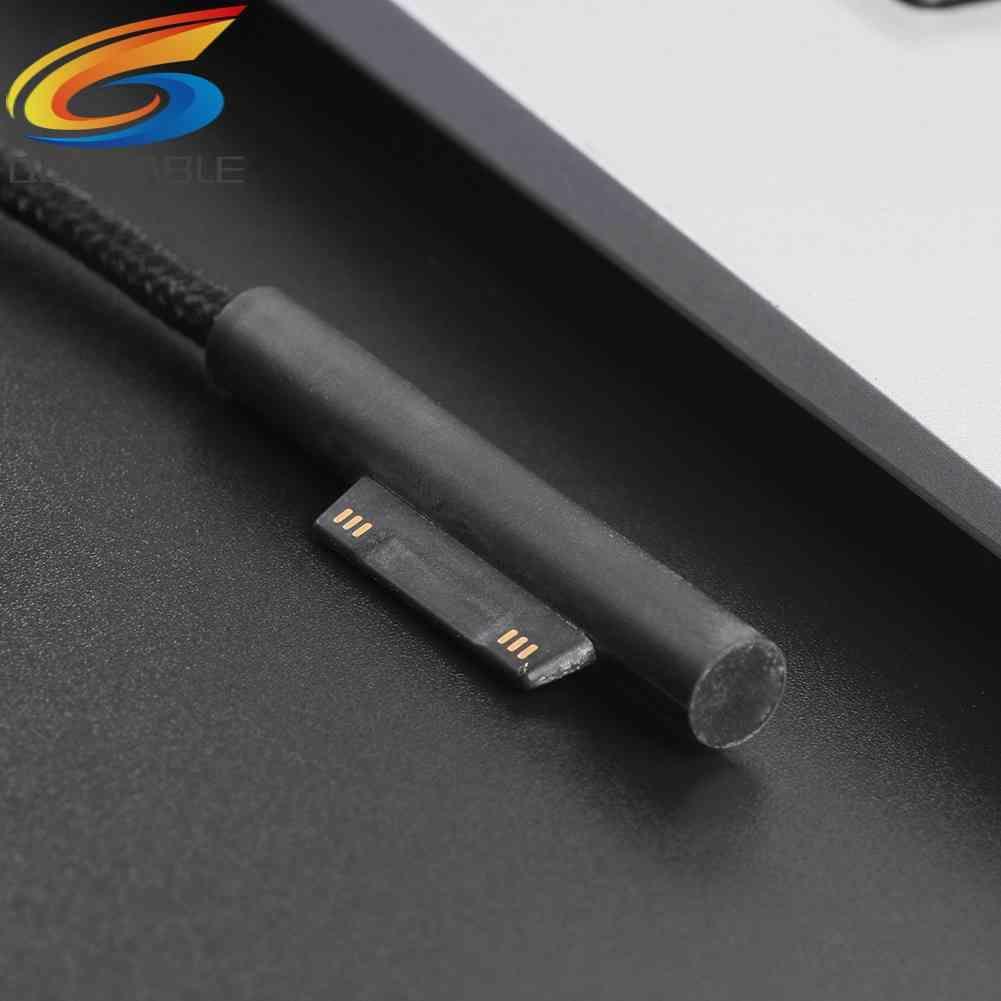 Cáp Sạc 65W PD USB Type C Cho Microsoft Surface Pro 5