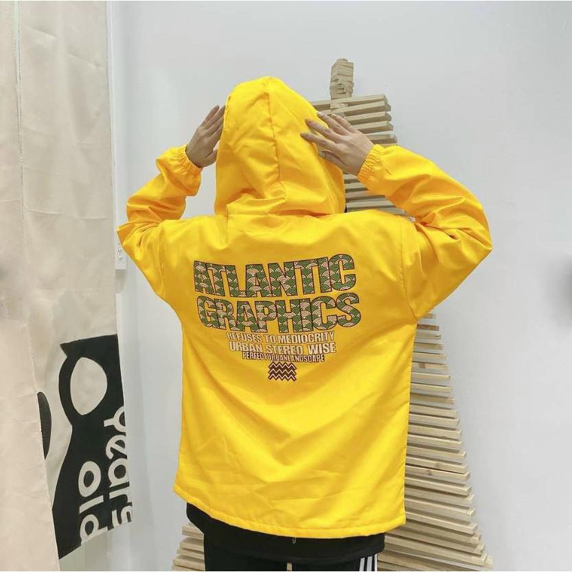 Áo khoác vải dù 2 lớp dày dặn y ảnh