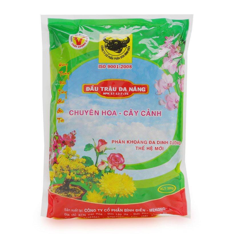 Phân Đầu Trâu Đa Năng 17-12-7+Te Cao Cấp Bịch 200g - KNS3753