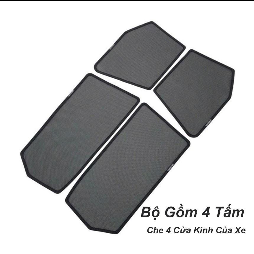 Rèm che nắng xe Kia Morning 2007-2023 có nam châm hít cửa, tặng kèm đế giữ rèm