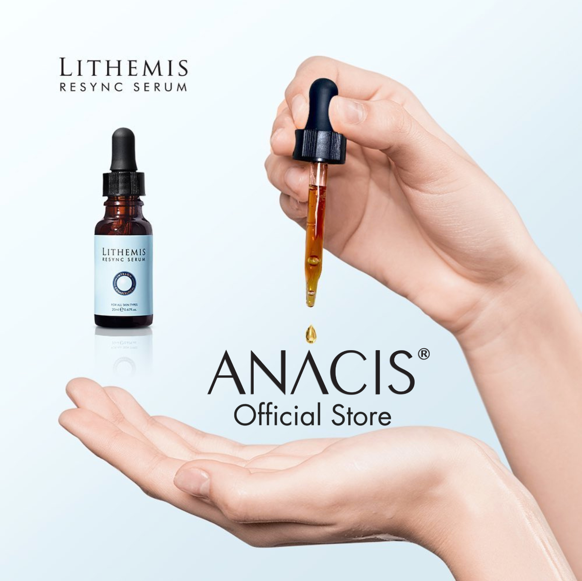 Serum cấp ẩm phục hồi da Lithemis Resync Serum thương hiệu Anacis 20ml