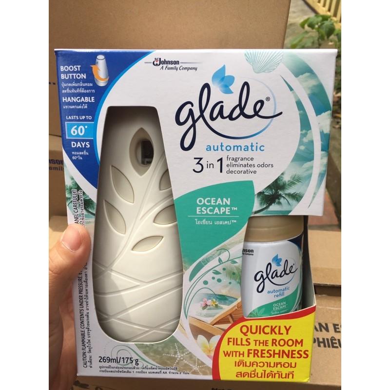 Máy Xịt Phòng Tự Động GLADE 3in1 369ml/175g - Hàng chính hãng DKSH Việt Nam