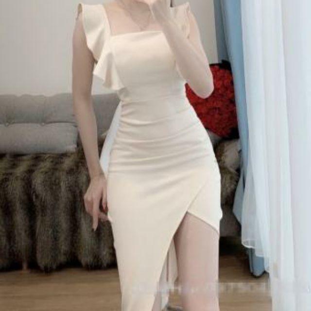 Đầm cánh tiên xẻ tà sexy