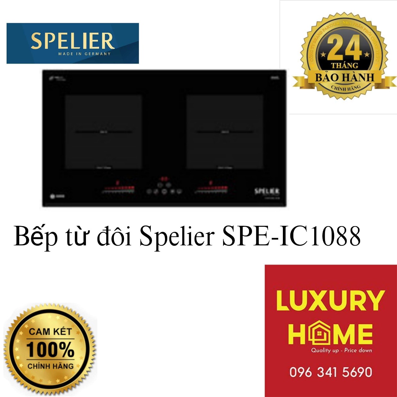 Bếp từ đôi Spelier SPE-IC1088 - Hàng chính hãng