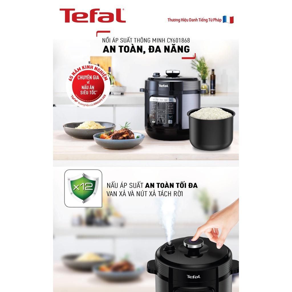 Nồi áp suất điện đa năng 6L Tefal CY601868 - BH 2 năm - Hàng Chính Hãng