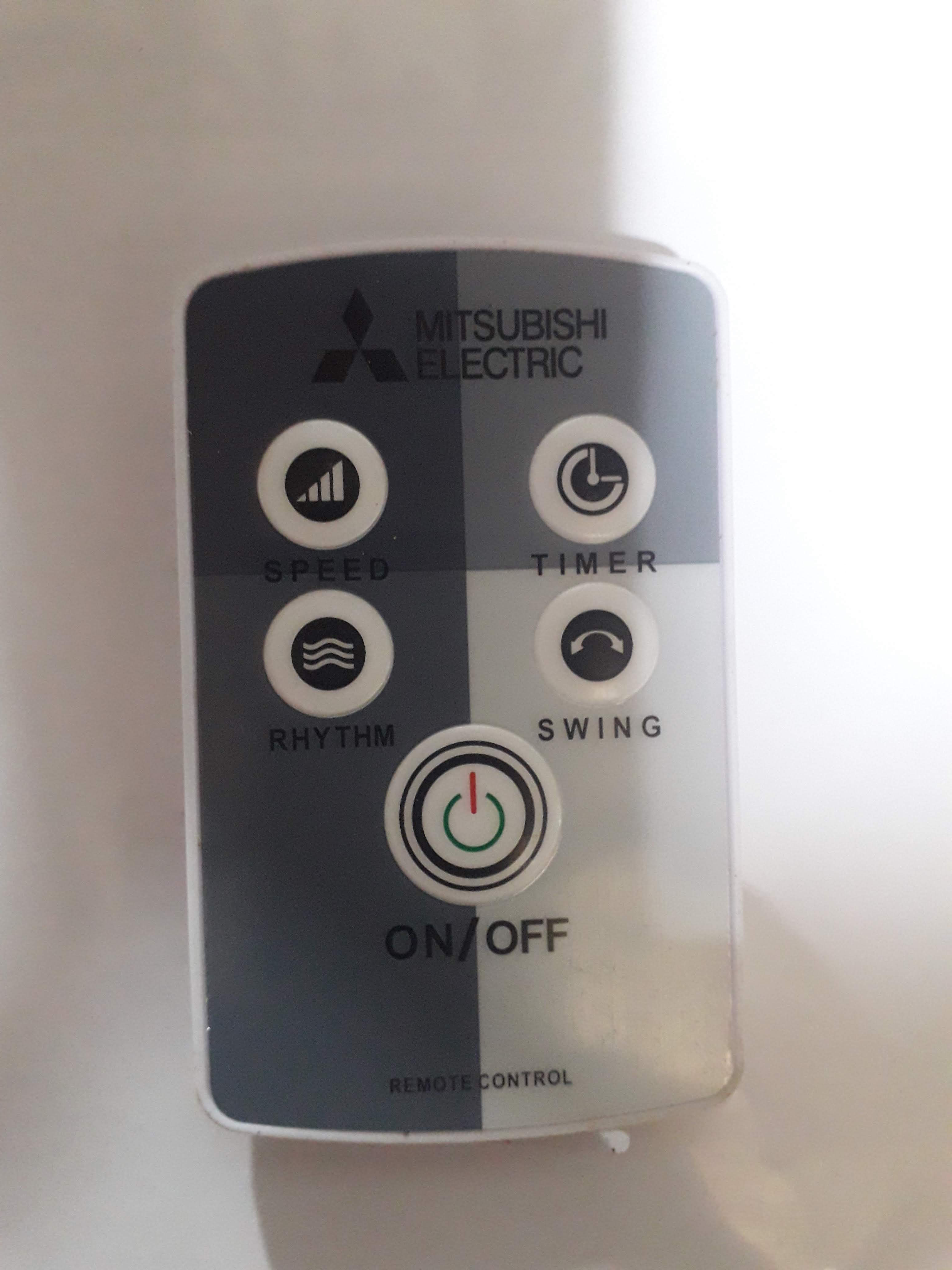 Điều khiển từ xa cho quạt Mitsubishi/ remote điều khiển quạt mitsubishi