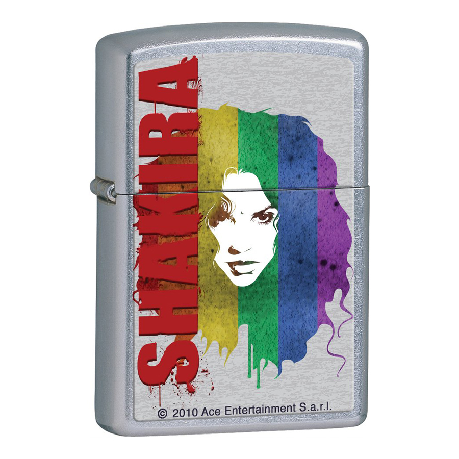 Bật Lửa Zippo 28028 Shakira Pop Art Street Chrome