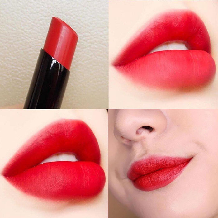 Son Shu Uemura Rouge Unlimited Amplified Matte AM RD 163 Màu Đỏ Tươi Thuần (Chất Son Lì Có Dưỡng)