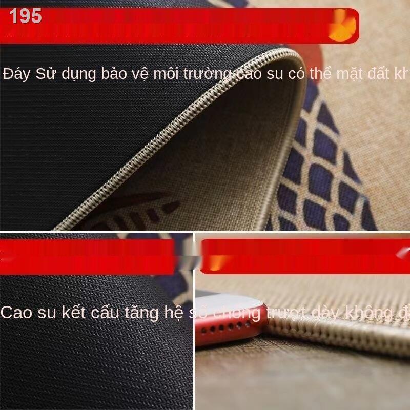 Thảm trải sàn nhà bếp cao su lanh dùng một lần thấm hút, không dầu, xơ vải phòng tắm gia đình chống trượt, cửa