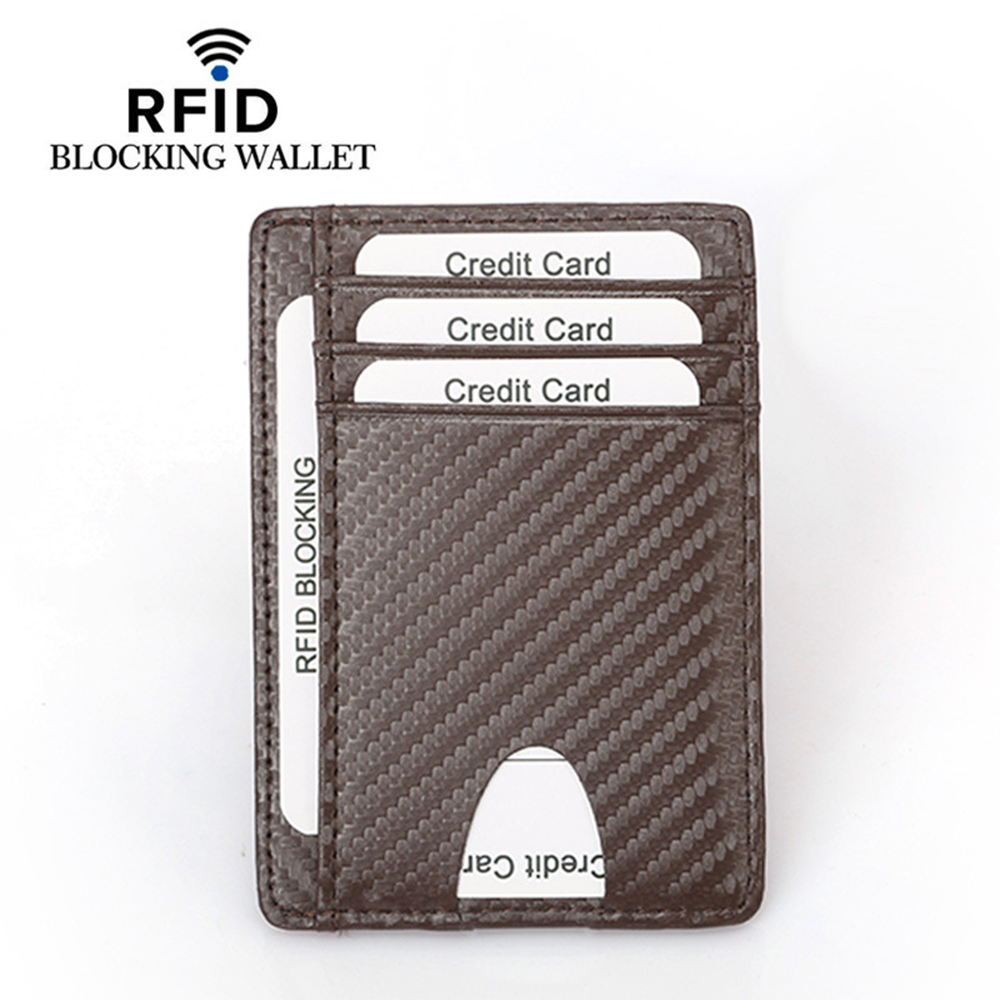 Ví Nam đựng thẻ dáng đứng, Bóp nam bằng sợi carbon thông minh chống RFID MSP đựng Name Card tiện lợi
