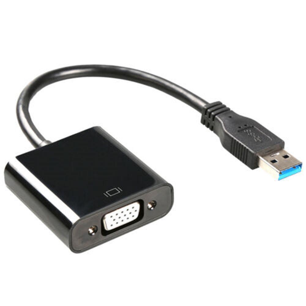 Cáp Chuyển Đổi USB 3.0 Sang VGA 1080P Cho Máy Tính Windows 7 8 10 Nhiều Màu Sắc