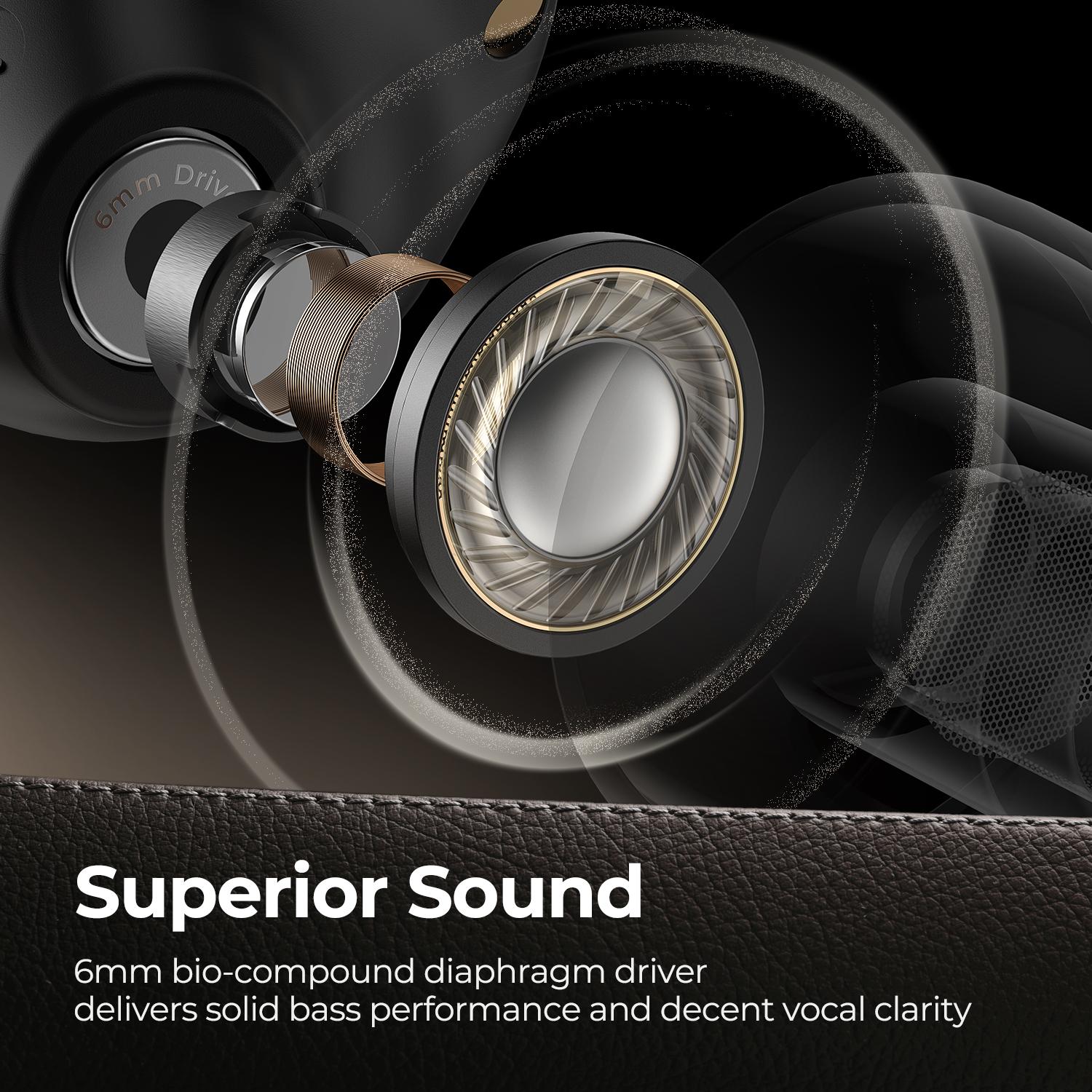 Tai nghe Soundpeats Free2 Classic Mini True Wireless Tai nghe Bluetooth V5.1 Điều khiển cảm ứng thông minh Tai nghe TWS IPX5 Thời gian chơi 30 giờ