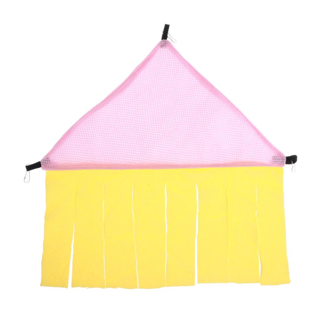 Hamster Squirrel Hammock Small Animal Play Sleep Hamster Bed Nest Pink