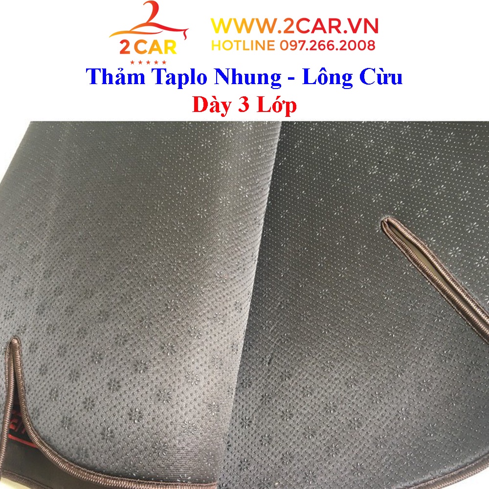 Thảm taplo nhung lông cừu xe Ford Territory 2022 2023 màu đen , hàng 3 lớp, có đế chống trượt, chống nắng nóng hiệu quả