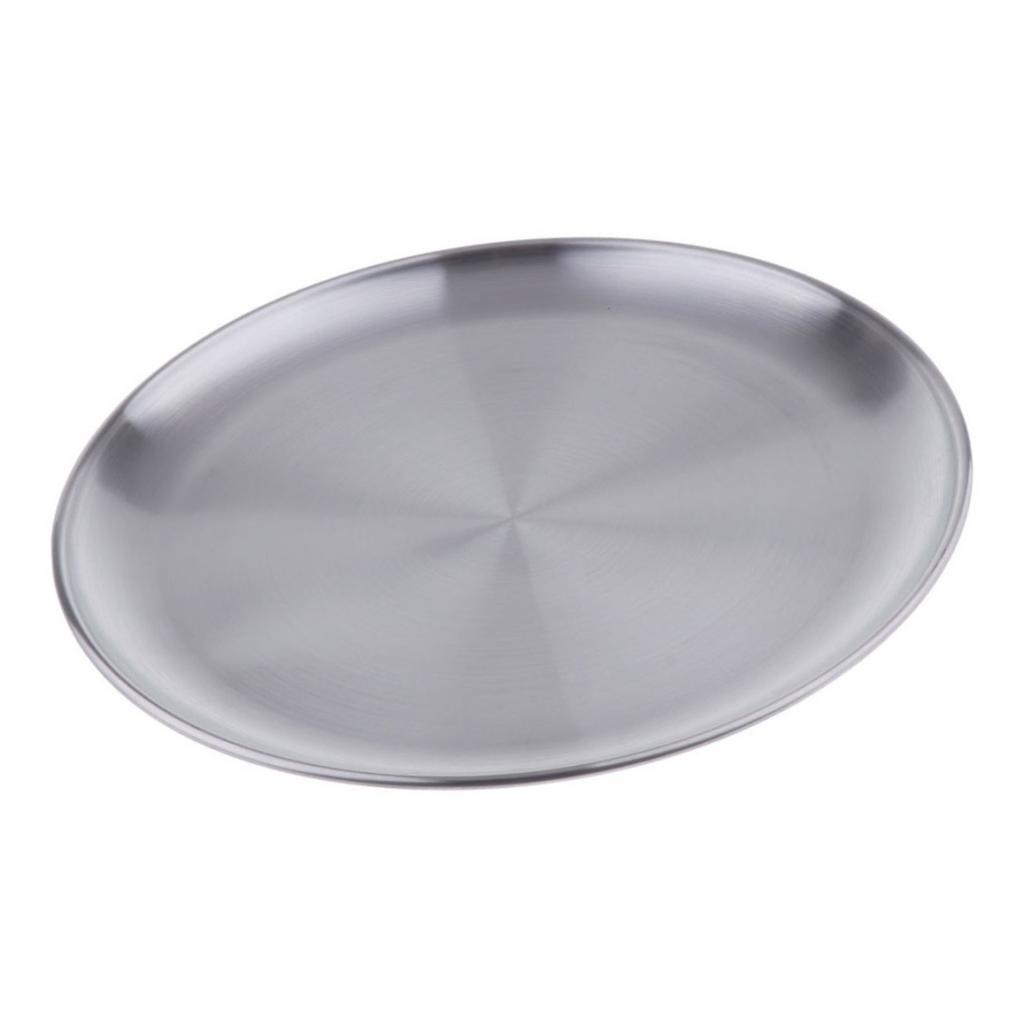304 Stainless Steel Dinner Plate, Round , 12-inches -