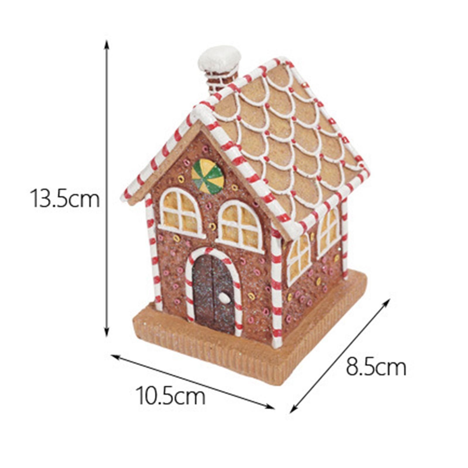 Light up Dollhouse Building Set Landscape House for Collection Home Decors