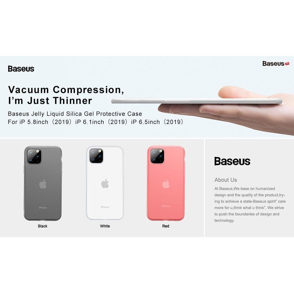 Ốp lưng chống va đập, bám bẩn dành cho iPhone 11/Pro/ Pro Max, hàng Chính Hãng Baseus