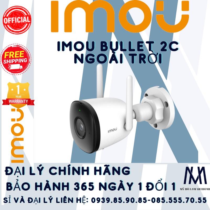 Camera Ngoài Trời Imou Bullet 2 (IPC-F42) 4MP - Chống nước IP67, Chuẩn nén H265, Theo dõi chuyển động, Quay Màu ban đêm