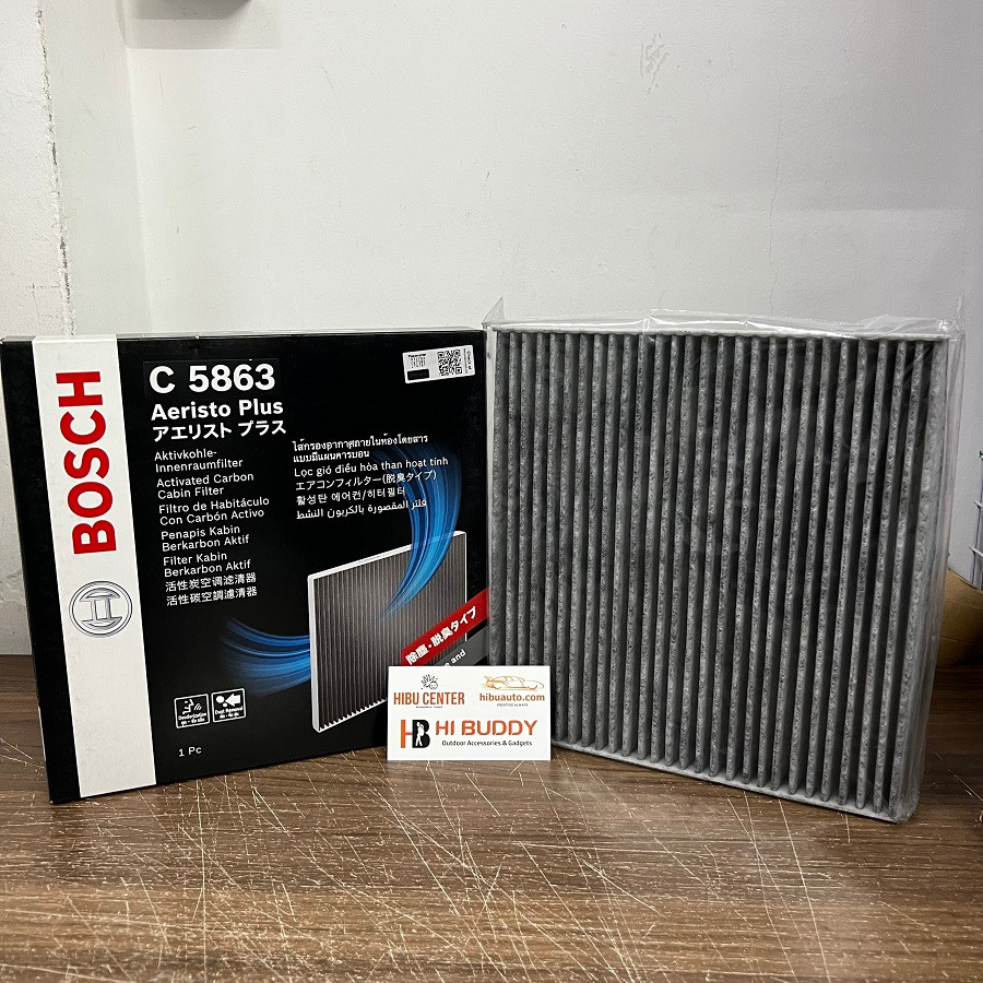Lọc Điều Hòa Than Hoạt Tính / BOSCH / Ariesto Plus C5863 / Cho Xe Honda Accord, Civic ,CR-V - Hibu