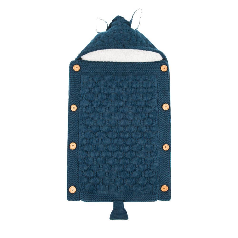 Trẻ Sơ Sinh Xe Đẩy Túi Ngủ Cho Bé Bao Dệt Kim Đầm Footmuff Tập Đi Slaapzak Kid Sleepsack Trẻ Sơ Sinh Đan Ngủ Giường Bao