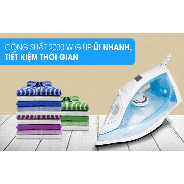 Bàn là hơi nước Philips GC1740/20 - Hàng chính hãng