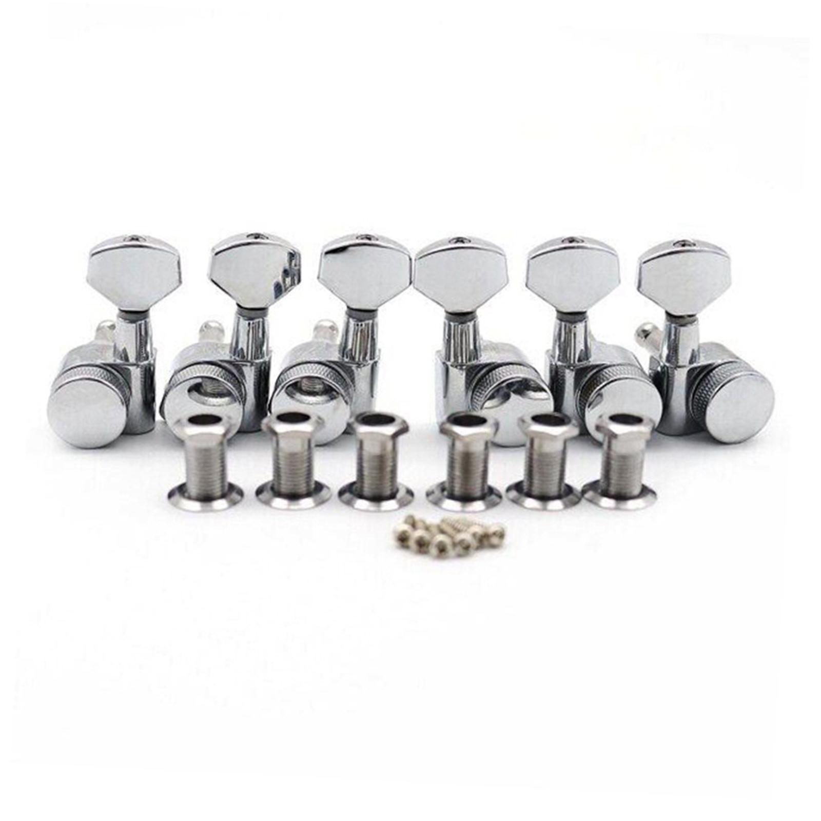 Guitar Locking Pegs Keys Locking Machine Heads Set Metal Alloy