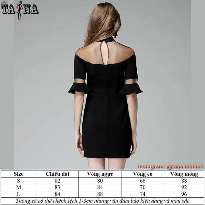 Đầm thời trang dáng ôm tay lỡ