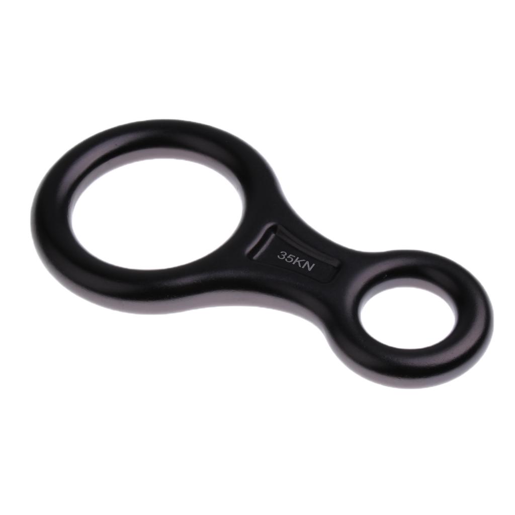 35KN Hình 8 Hình Dạng Thiết Bị Rappel Leo Núi Descender Rock