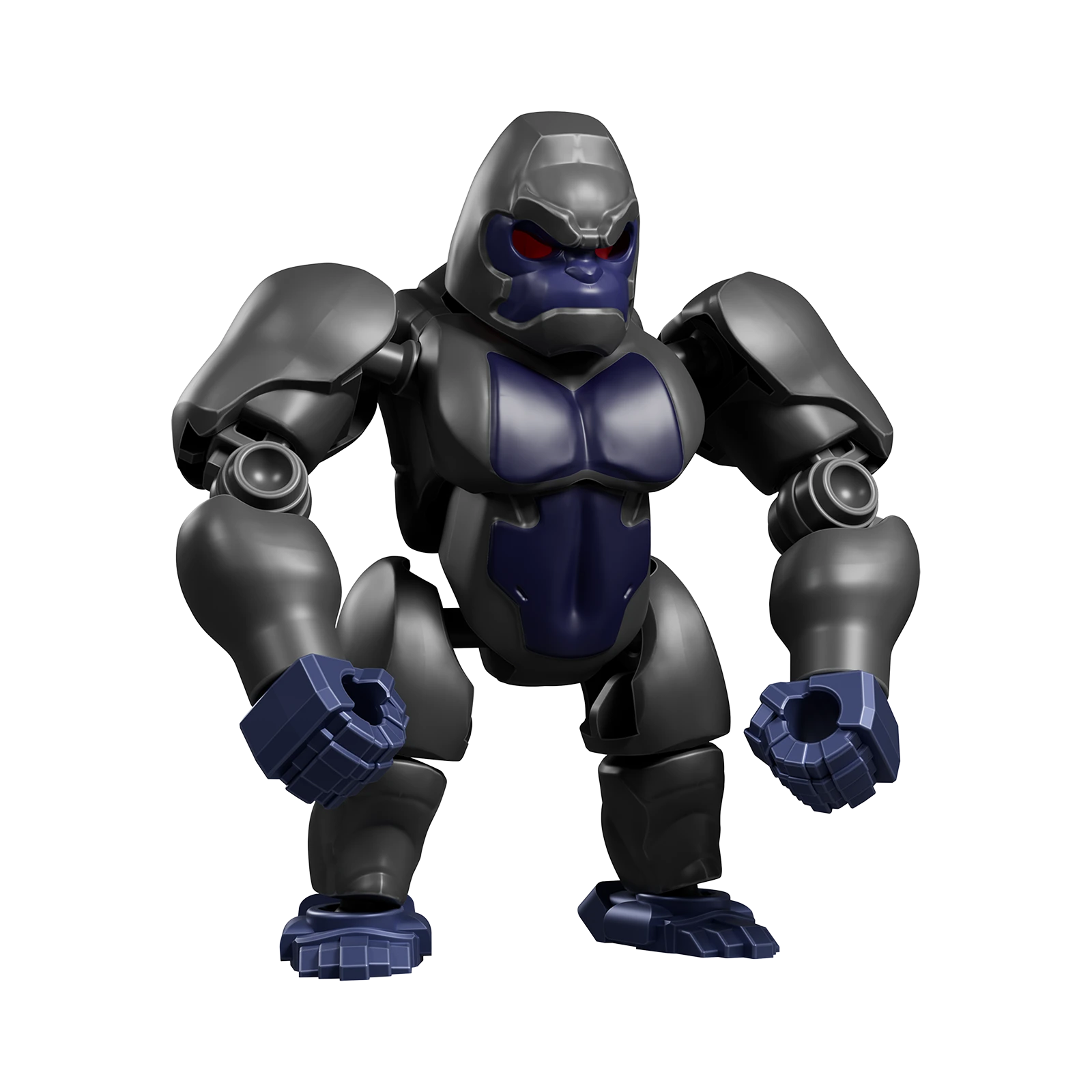 Đồ Chơi Blindbox Lắp Ráp Mô Hình Transformers - Defender Version 06 - Brutal Fang - Blokees ET56