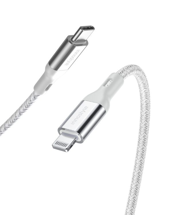 CÁP INNOSTYLE POWERFLEX USB-C TO LIGHT MFI 1.5M 20/30/60W ICL150AL - Hàng chính hãng