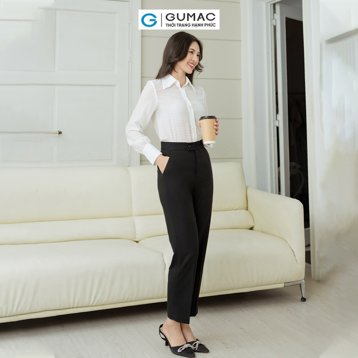 Quần ống đưng quai dê GUMAC QD08024