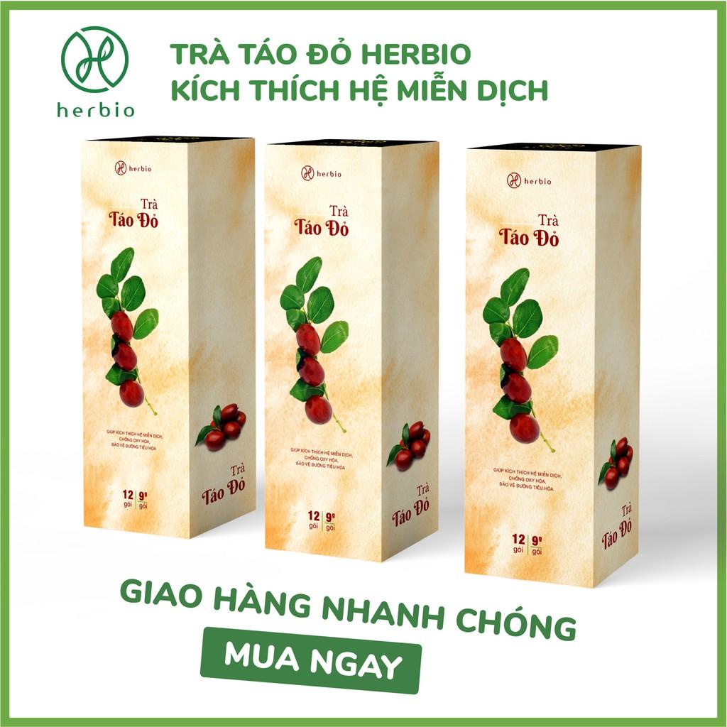 TRÀ THẢO MỘC TÁO ĐỎ HERBIO - tăng cường hệ miễn dịch, chống lão hóa, bảo vệ đường tiêu hóa