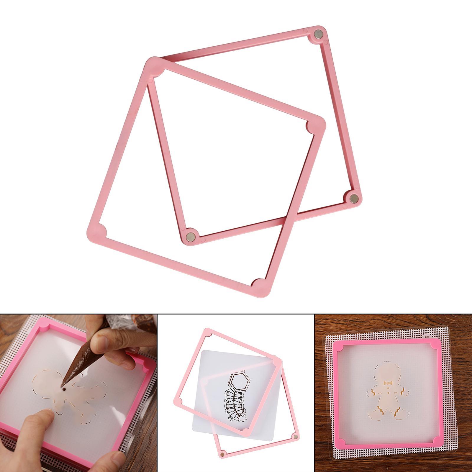 Cookie Stencil Holder Gadgets Decoration Kitchen Tool Baking Accs