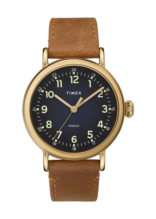 Đồng hồ Dây Da Nam Timex Standard 40mm Leather Strap Watch - TW2T20000