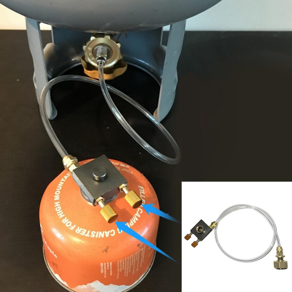 Gas Stove Converter Adapter Camping Stove Gas Regulator Hose