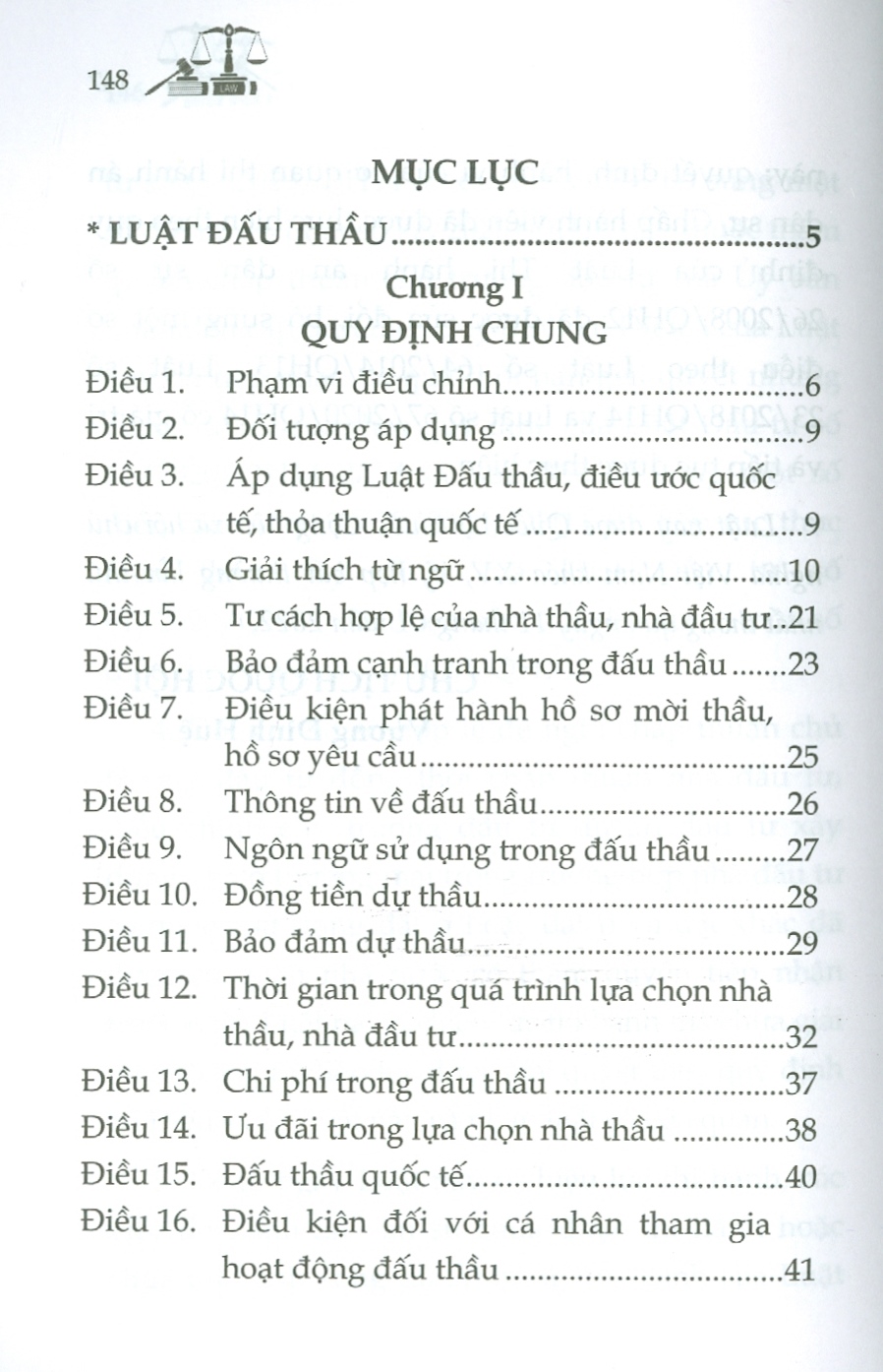 Luật Đấu Thầu (Sửa đổi, bổ sung năm 2016, 2017, 2019, 2020, 2022)