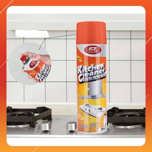 Chai tẩy xịt rửa đa năng vệ sinh bếp Kitchen 500ml ,tẩy các chất bẩn cứng đầu,  hương chanh thơm mát dịu dàng