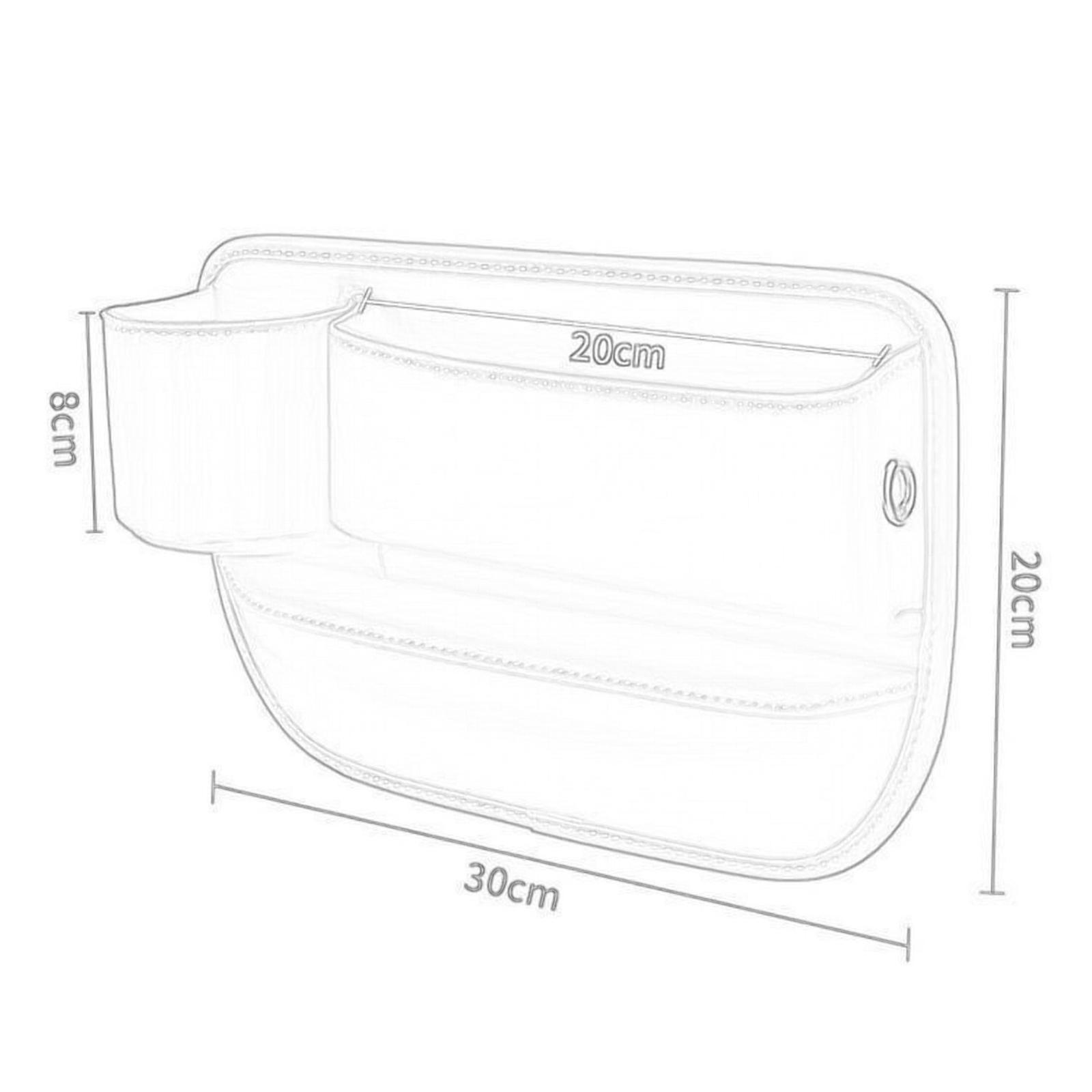 Car Seat Organizer Car Seat Crevice Storage Box for Cellphones Pens