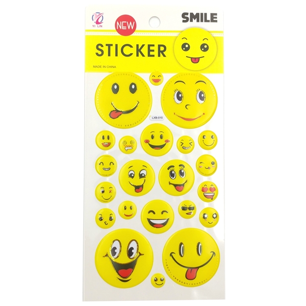 Sticker Mặt Cười Nhiều Hình (Mẫu Sản Phẩm Bên Trong Là Ngẫu Nhiên)