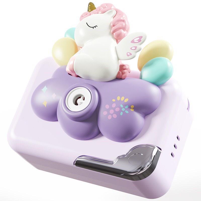 ĐỒ CHƠI MÁY ẢNH THỔI BONG BÓNG TỰ ĐỘNG CÓ ĐÈN, PHÁT NHẠC SIÊU DỄ THƯƠNG - CAMERA SHAPE BUBBLE MACHINE TOY