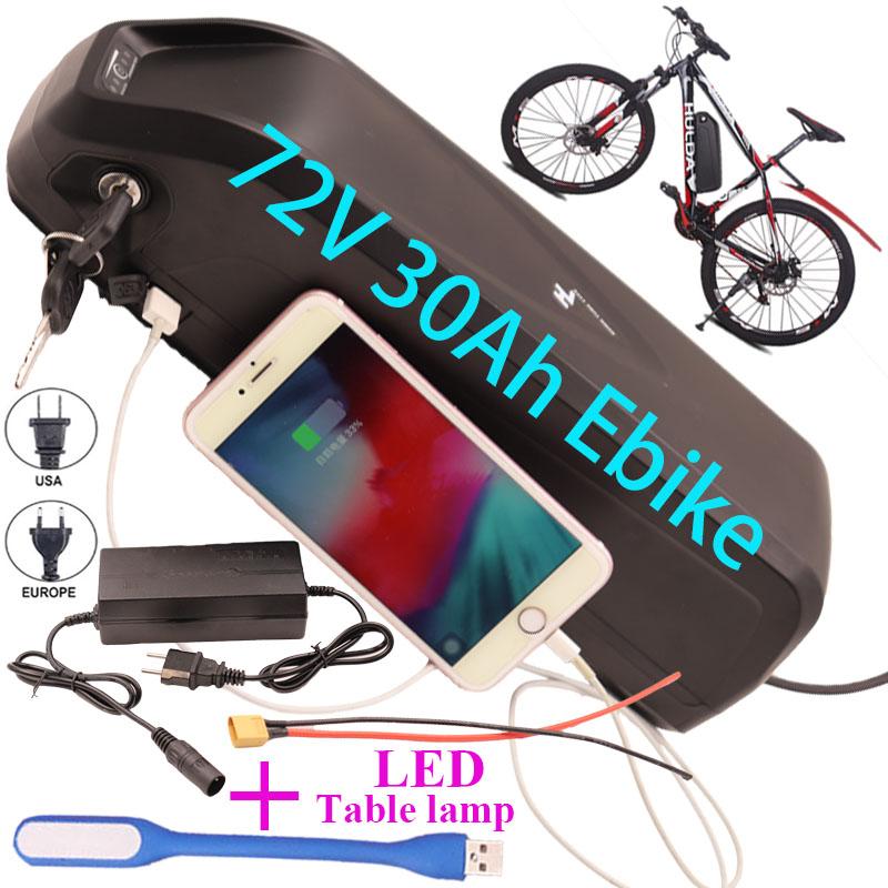 Ắc quy Ebike 48V 20AH 36V 40AH 72V 30AH Xe đạp điện Samsung Lithium Lon 18650 Cells Pack Fit for E Bike Bafang Motor Màu sắc: 36V 20AH