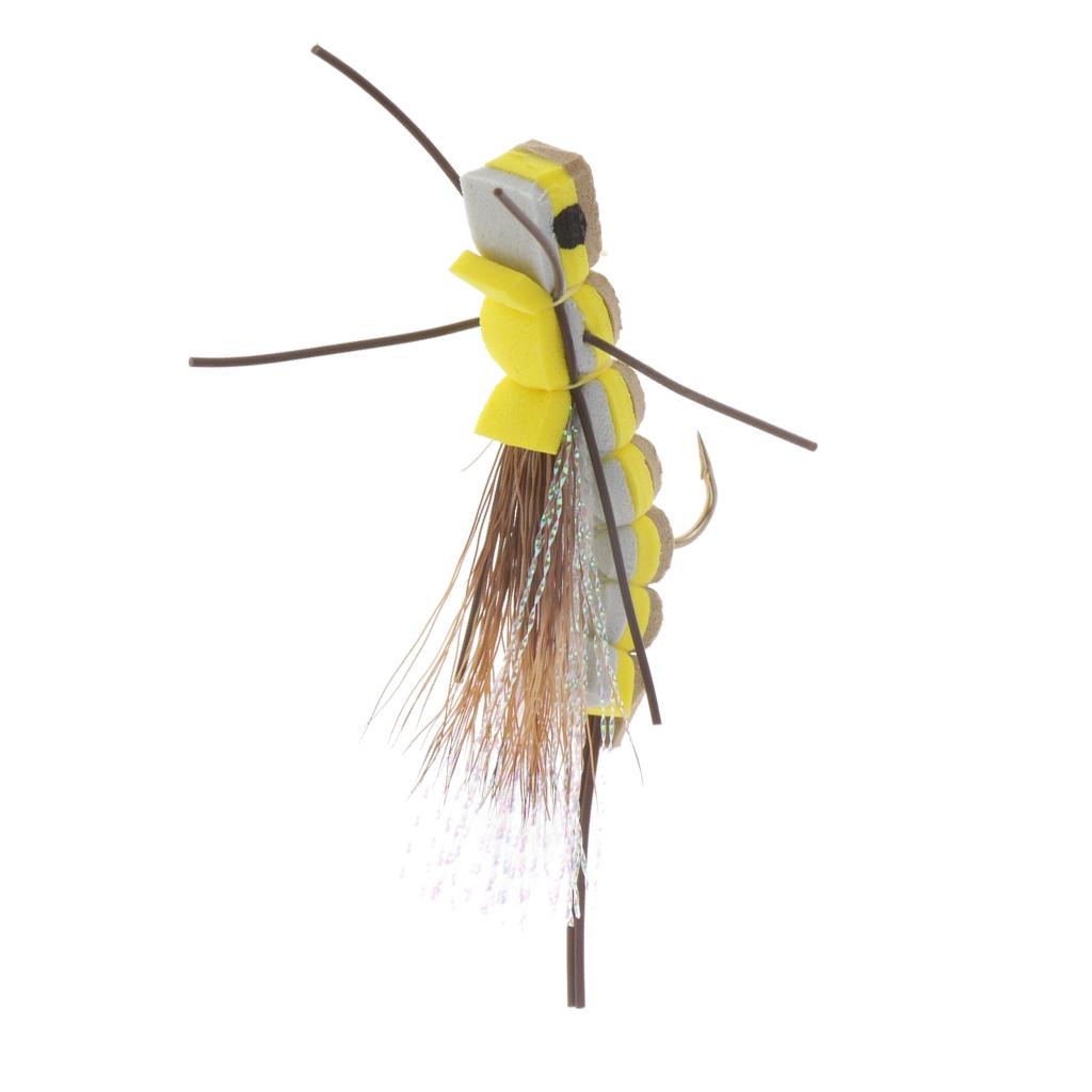Fly Fishing Lure Floating Dry Flies for Carp Bass Salmon Fishing Bait Hook